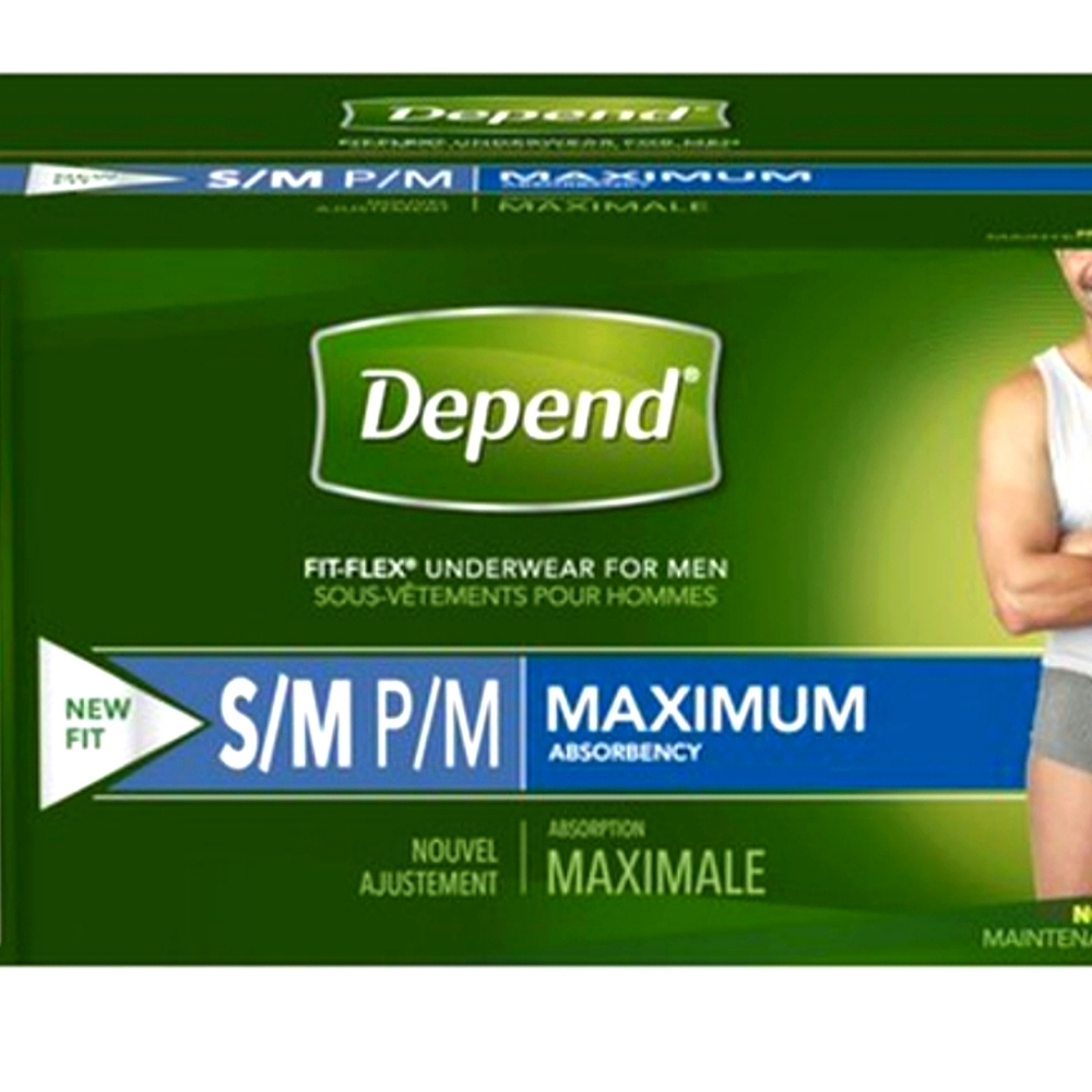Depends Fitflex Underwear SIZE S/M